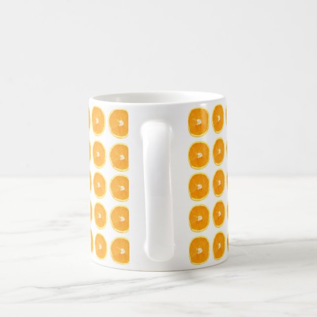 Mug with oranges design  (Handle)