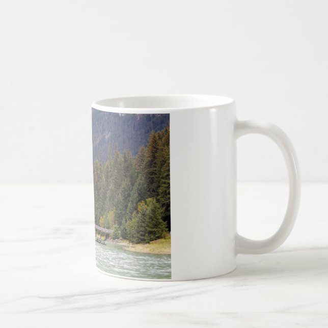Mug with photo of Alaska, Mountains, River (Right)