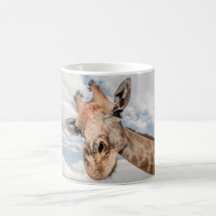 Mug with portrait of Giraffe.