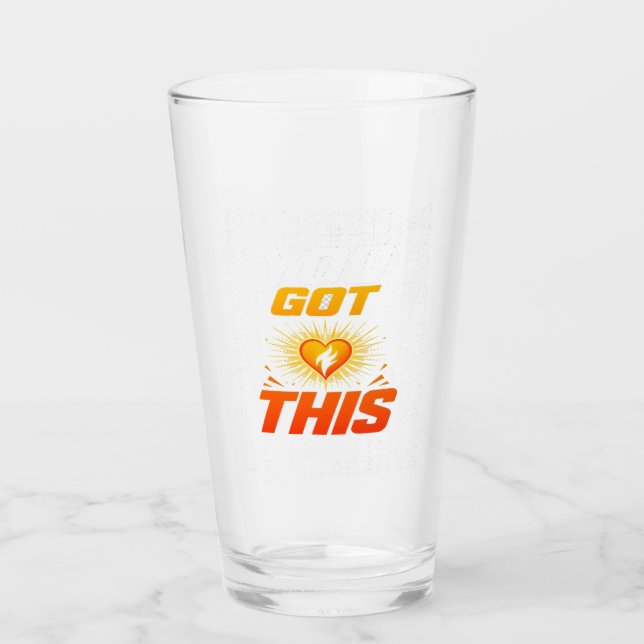 Mug with print  glass (Front)