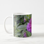 Mug with purple dahlia (Left)