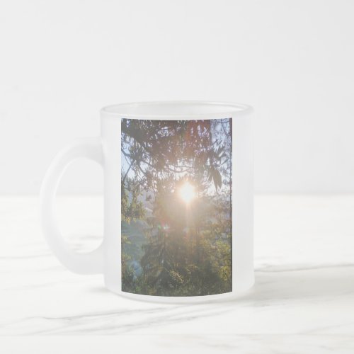 Mug with rising sun