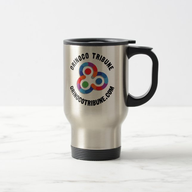 Mug with rounded logo (name + url) (Right)