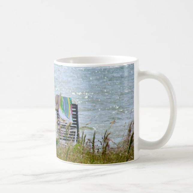 Mug with Sanibel Island Beach scene. (Right)