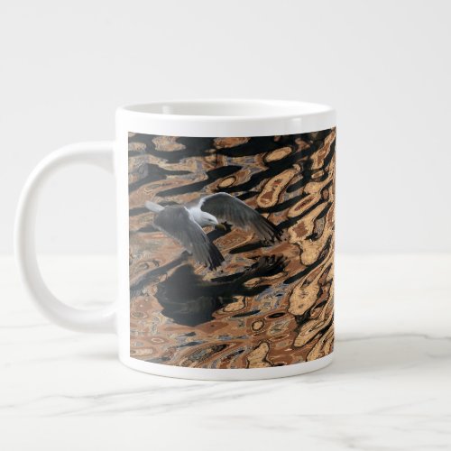 Mug with Seagull Flying over MotÅawa Canal