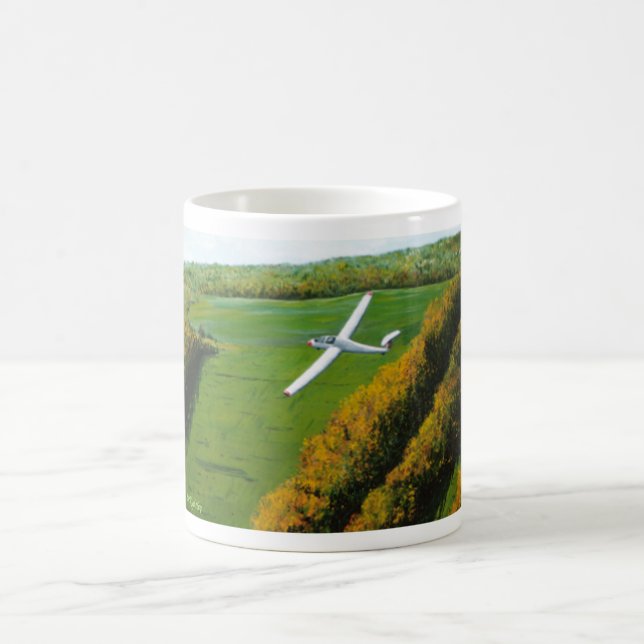 Mug with "Solo Flight Over Blue Mountain" (Center)