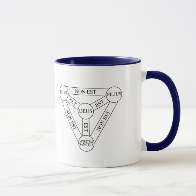 Mug with symbol to the trinity (Right)