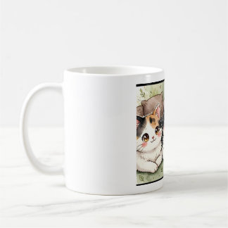 Mug with three Kawaii Kittens Sitting