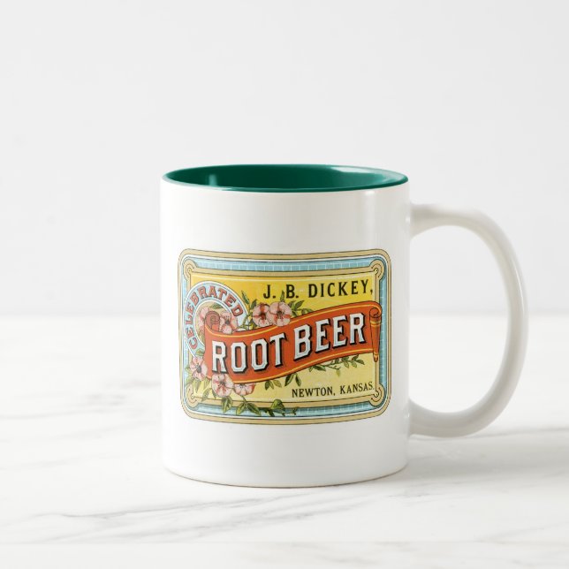 Mug with Vintage Root Beer Design (Right)