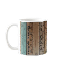 Mug with Vintage Yardsticks
