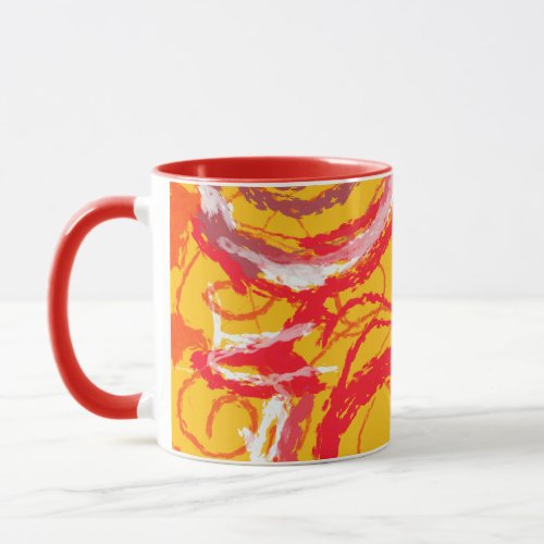 Mug with warm colors