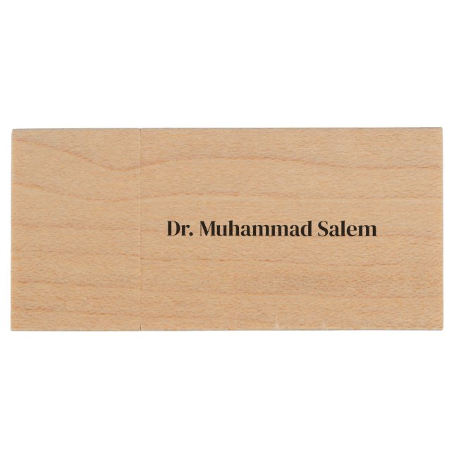 Mug Wood Flash Drive (Back)