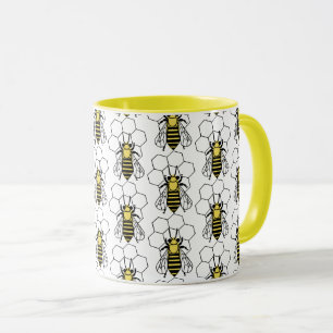 Mug - Yellow and Black Bees