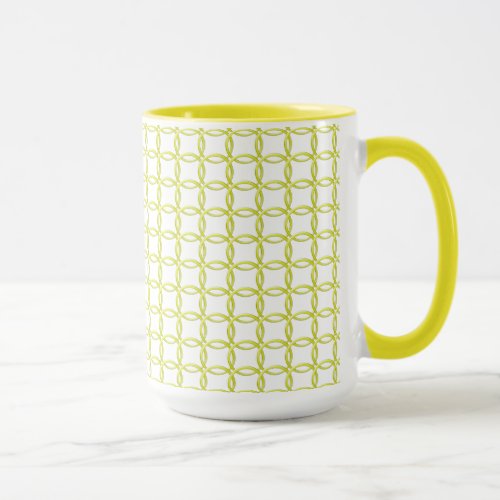 Mug _ Yellow Interlocking Rings