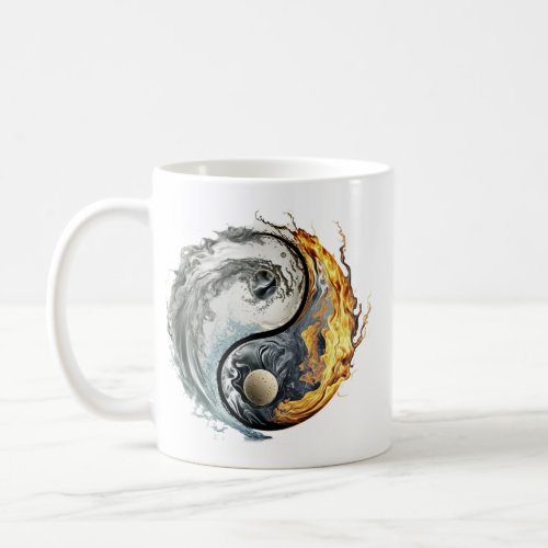 Mug Yin  Yang Zen Yoga