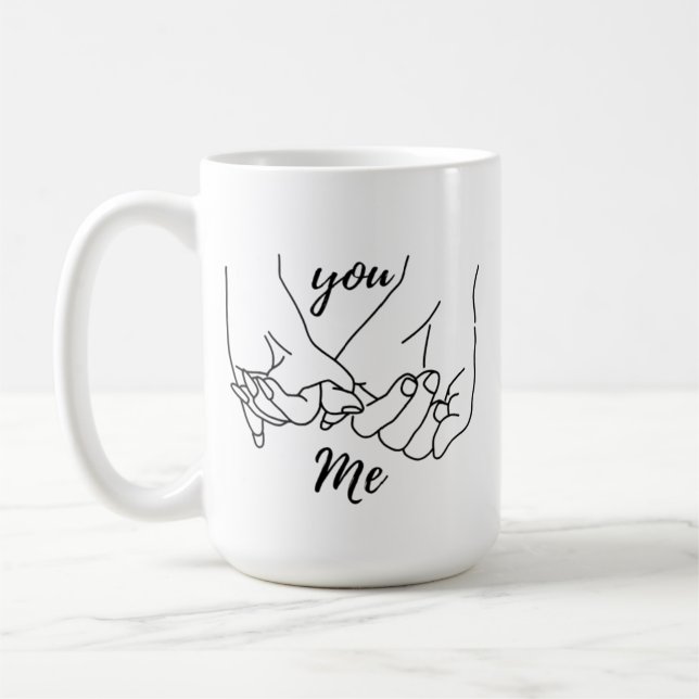 Mug You & Me Pinky Promise – Anniversary & Valenti (Left)