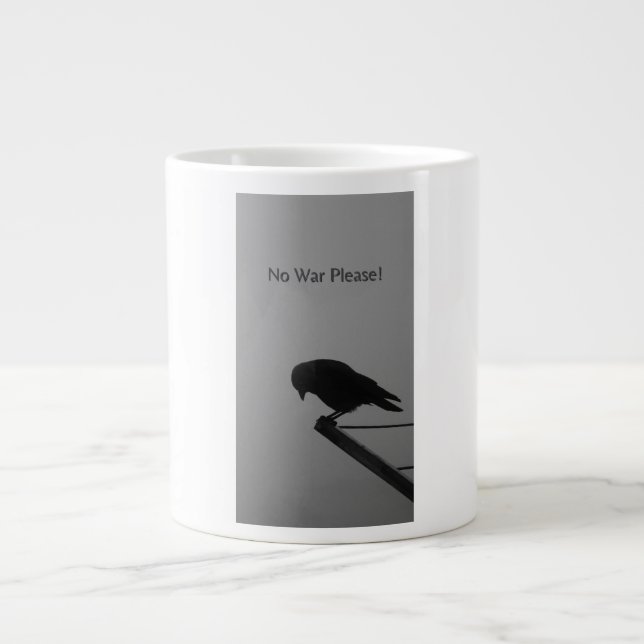 Mug young men who are not fond of war. (Front)