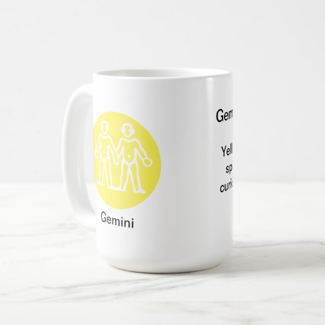 Mug - Zodiac Color for Gemini (Front Left)