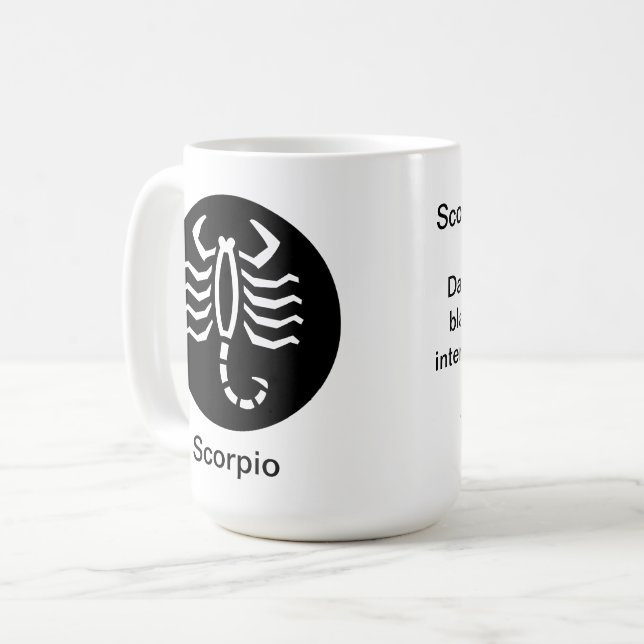 Mug - Zodiac Color for Scorpio (Front Left)