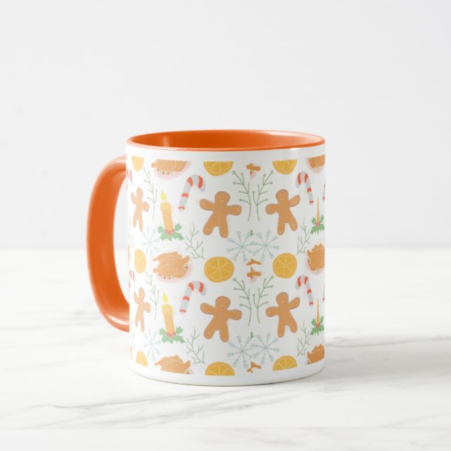 MugFall Coffee Mug | Rustic Pumpkin Spice & Sweate (Front Left)