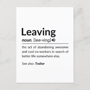 Mugfunny coworker leaving holiday postcard