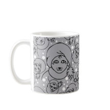 Mugg with tomatoes, grey