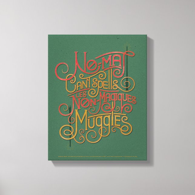 MUGGLE™ Localized Translations Graphic Canvas Print (Front)