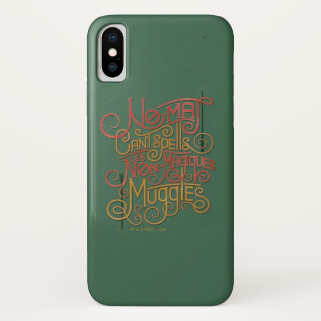 MUGGLE™ Localized Translations Graphic Case-Mate iPhone Case (Back)