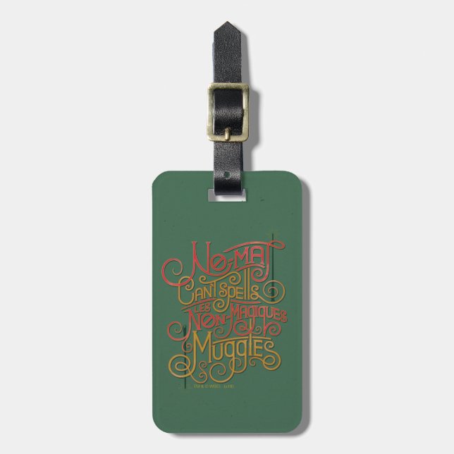 MUGGLE™ Localized Translations Graphic Luggage Tag (Front Vertical)