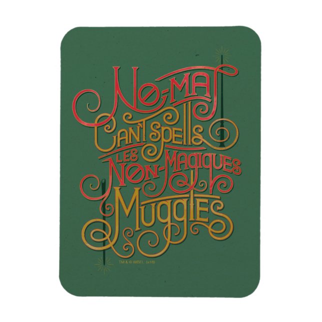 MUGGLE™ Localized Translations Graphic Magnet (Vertical)