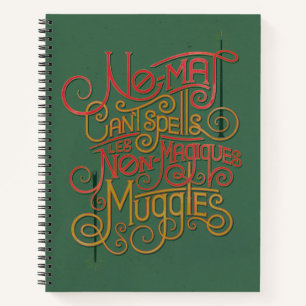 MUGGLE™ Localized Translations Graphic Notebook