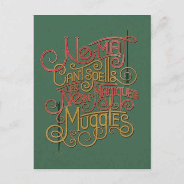 MUGGLE™ Localized Translations Graphic Postcard (Front)