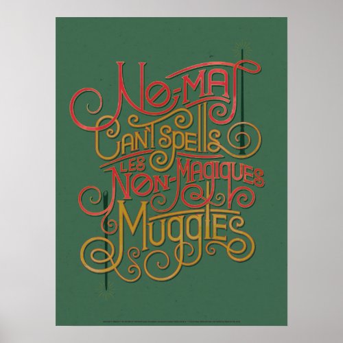MUGGLE Localized Translations Graphic Poster