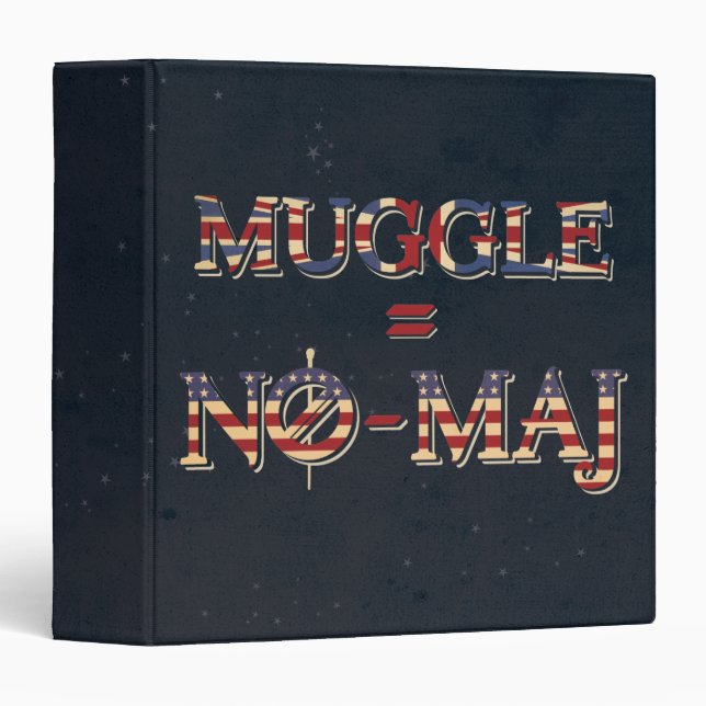 MUGGLE™ = NO-MAJ™ BINDER (Front/Spine)