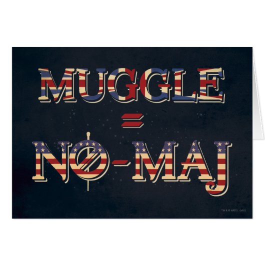 MUGGLE™ = NO-MAJ™ CARDS (Front Horizontal)