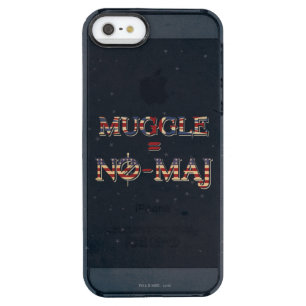 MUGGLE™ = NO-MAJ™ CLEAR iPhone SE/5/5s CASE