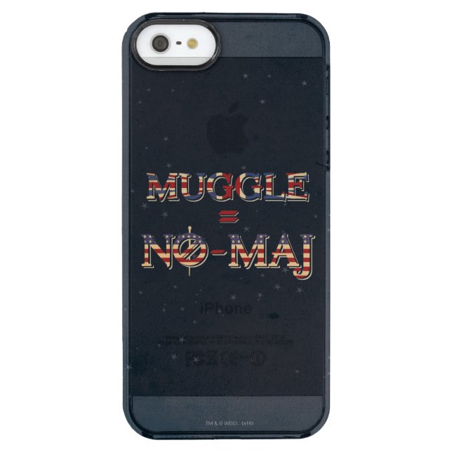 MUGGLE™ = NO-MAJ™ UNCOMMON iPhone CASE (Back)