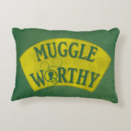 MUGGLE WORTHY™ ACCENT PILLOW | Zazzle