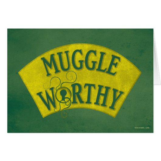 MUGGLE WORTHY™ CARDS (Front Horizontal)