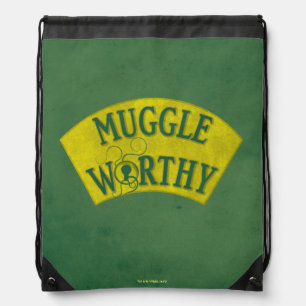 MUGGLE WORTHY™ DRAWSTRING BAG