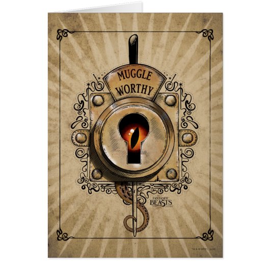 MUGGLE WORTHY™ Lock Cards (Front)