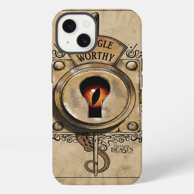 MUGGLE WORTHY™ Lock Iphone Case (Back)