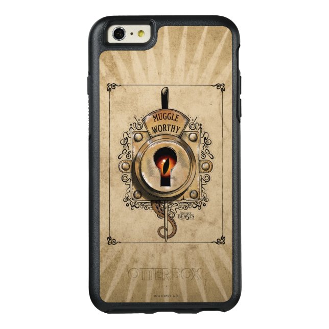 MUGGLE WORTHY™ Lock Otterbox iPhone Case (Back)
