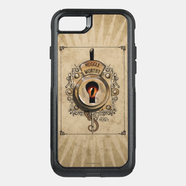 MUGGLE WORTHY™ Lock Otterbox iPhone Case (Back)