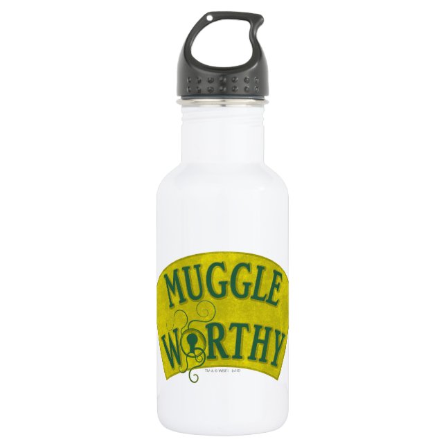 MUGGLE WORTHY™ STAINLESS STEEL WATER BOTTLE (Front)