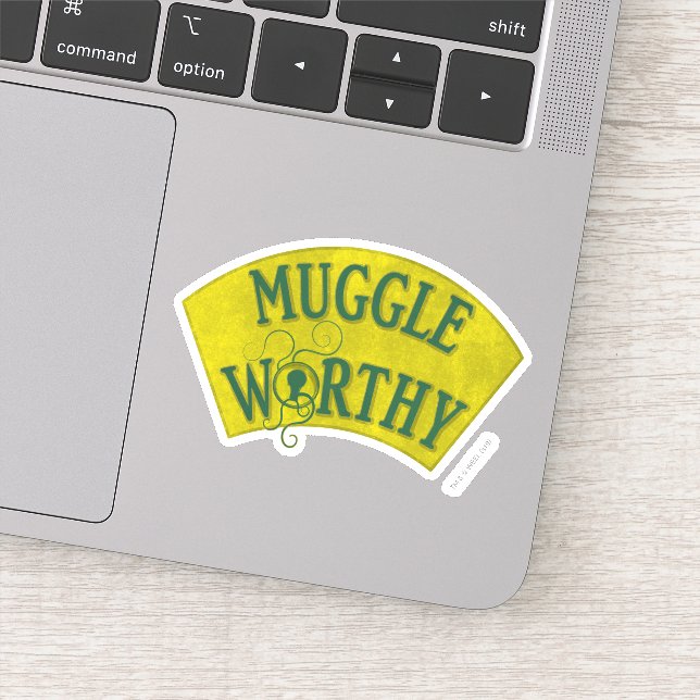 MUGGLE WORTHY™ STICKER (Detail)