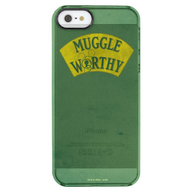MUGGLE WORTHY™ UNCOMMON iPhone CASE (Back)