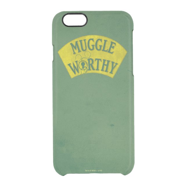 MUGGLE WORTHY™ UNCOMMON iPhone CASE (Back)