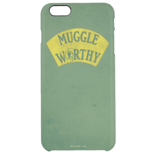 MUGGLE WORTHY™ UNCOMMON iPhone CASE (Back)