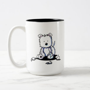Muggles Westie TP Two-Tone Coffee Mug